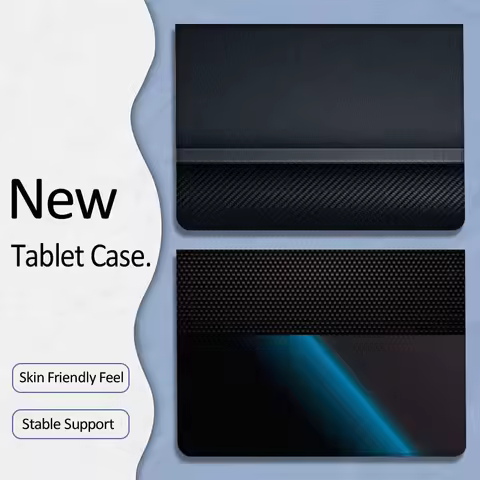 Luminous Carbon Fiber Art Gift For Xiaoxin Lenovo Tab P12 Extreme Legion Y900 Idea Pro GT 12.1 2025 Foldable Tablet Case