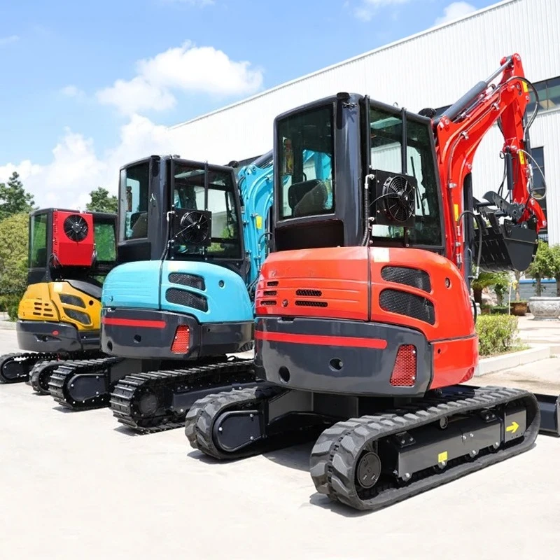 

YG Customized Free Shipping Mini Excavator 3.5 Ton EPA Engine Mini Excavadora Crawler Digger 1 Ton 2 Ton Mini Small Excavator Fo