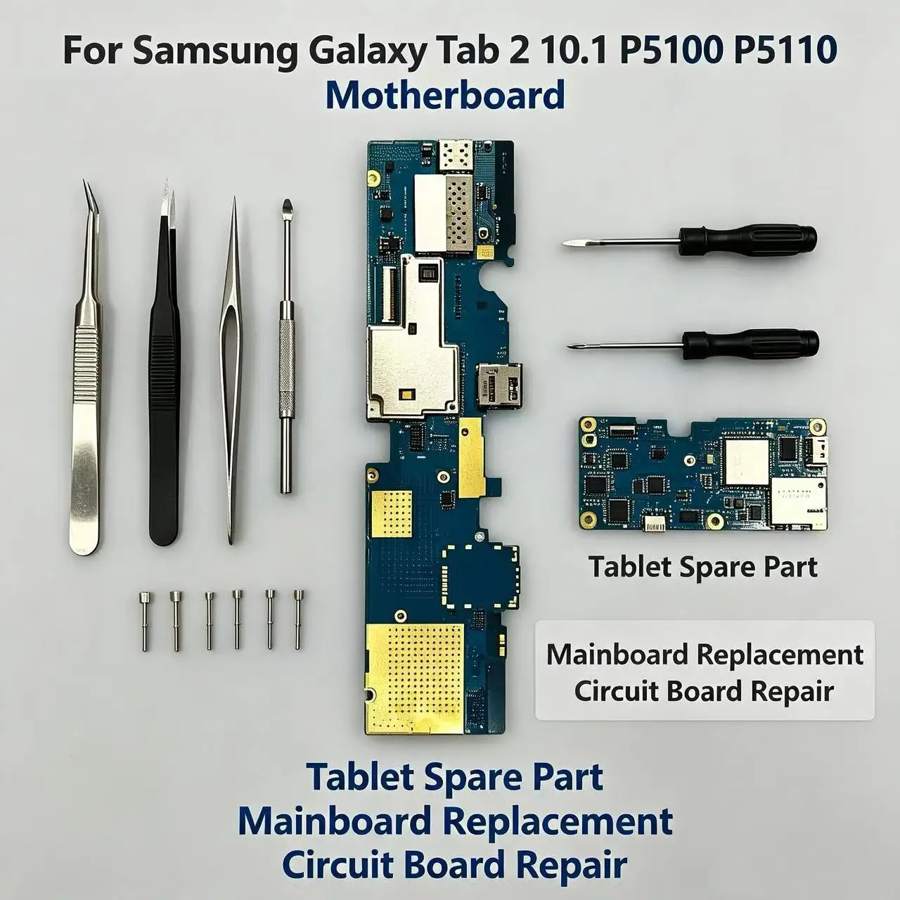 Replacement Motherboard Mainboard For Samsung Galaxy Tab 2 10.1 P5100 P5110 1GB RAM 16GB ROM WiFi 3G Tested Working Unlocked