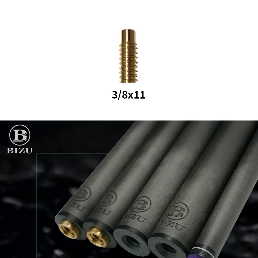 BIZU Koolstofvezel Snooker Keu As 12.5mm Tip Stalen Gezamenlijke Pool Biljart Keu Accessoires voor Biljart Benodigdheden, alleen as