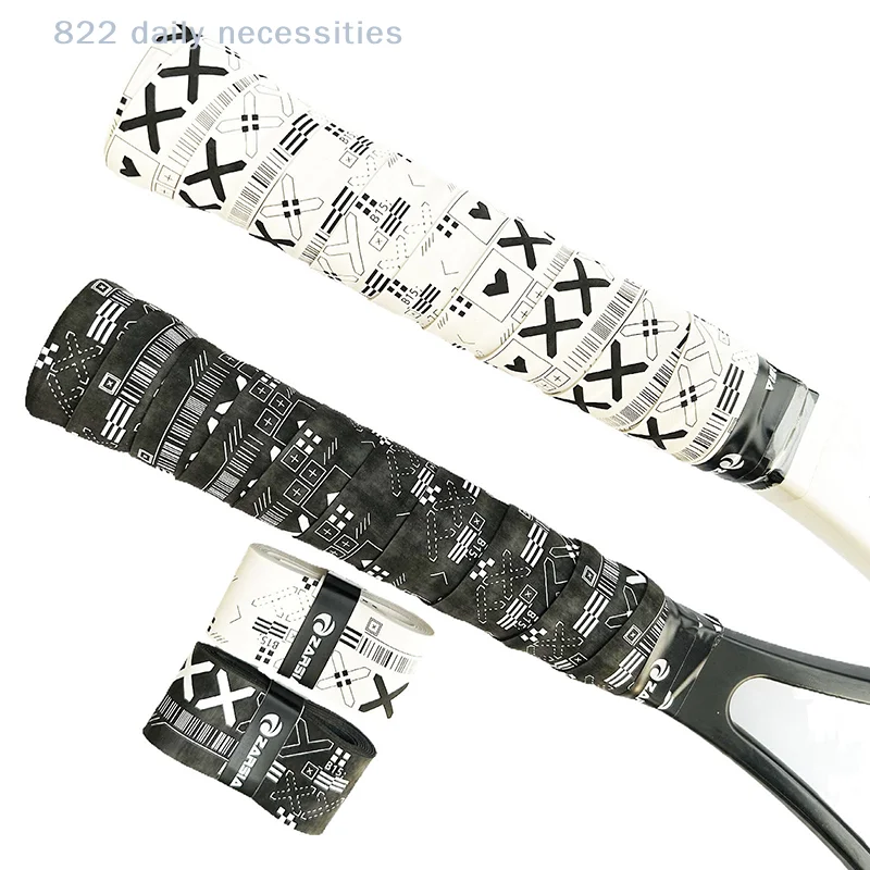 

Tennis Badminton Racket Grip Tape Self-Adhesive Shock Absorption Non-Slip Paddle Head Protection Overgrips Sticker for Sports Eq