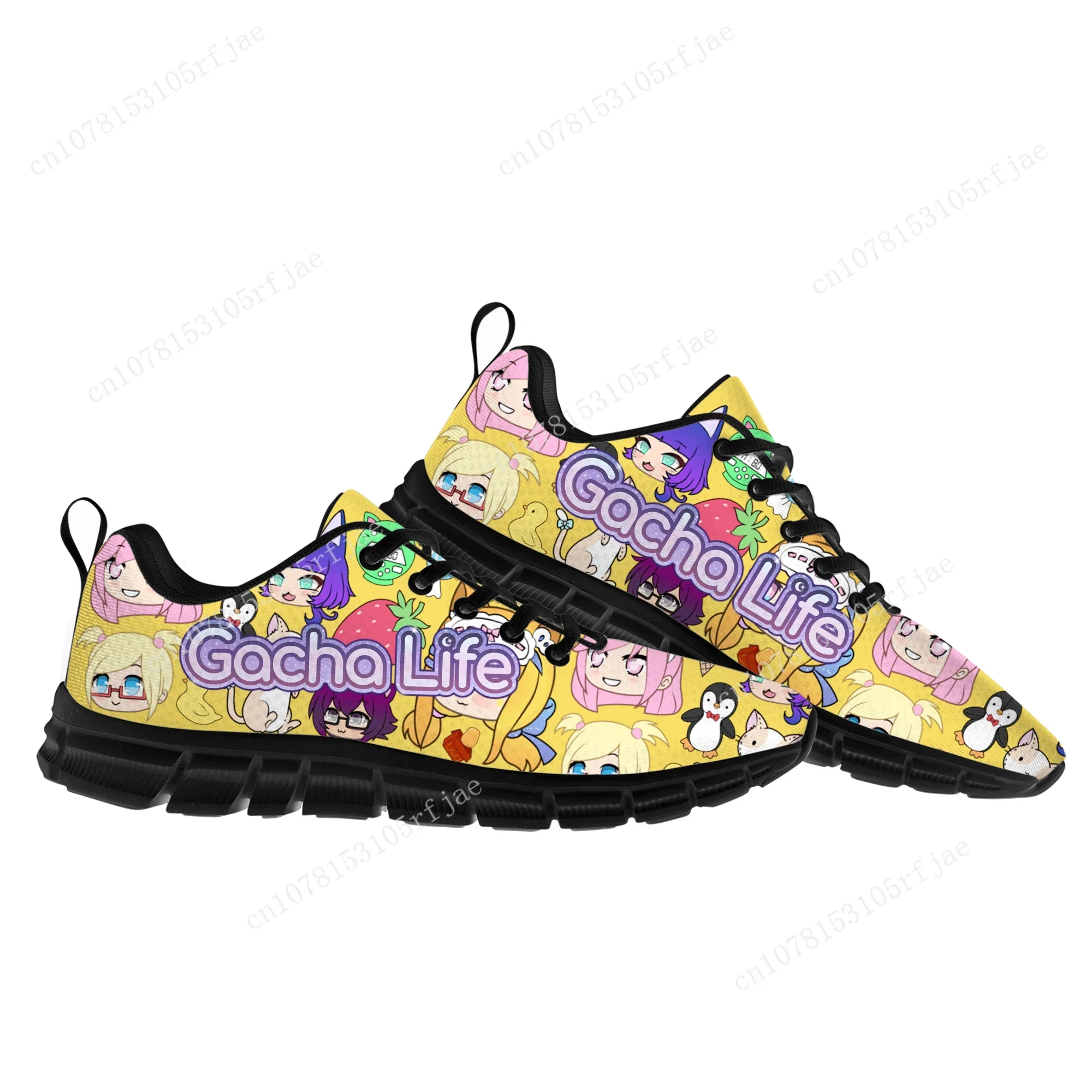 Gacha Life Sports Shoes Hot Cartoon Game Mens Womens  Sneakers Fashion Sneaker Custom Built Shoes
