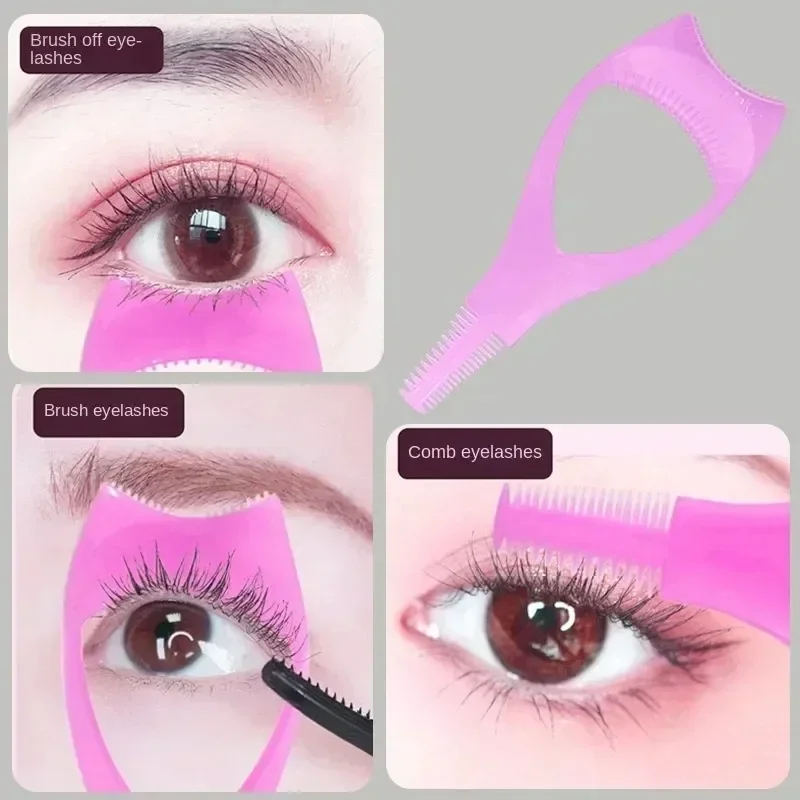 4/2/1 Pc Wimper Gereedschap 3 In 1 Make Mascara Shield Guard Curler Applicator Kam Gids kaart Make-Up Tool Schoonheid Cosmetische Tool