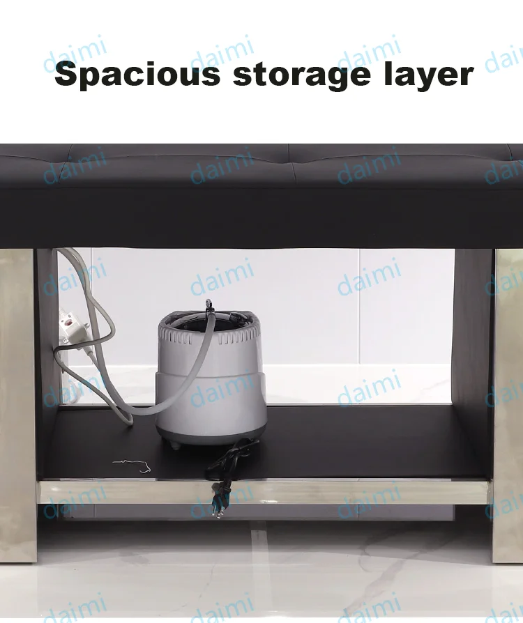 Luxury Hairdressing Hair Salon Shampoo Bed With Bowl Barber Chair For Man Barbershop Furniture