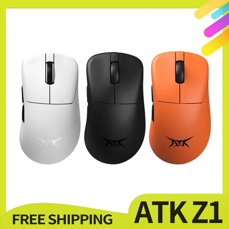 

Atk Blazing Sky Z1 Mouse Vgn Vxe 2.4g Wireless/Wired 8k Paw3950ultra Mouse Custom Light Weight Mouse For E-Sports Gamers Gifts