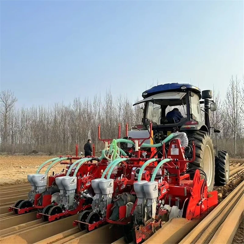 Air suction self-propelled leafy vegetable seeder Air suction seeder