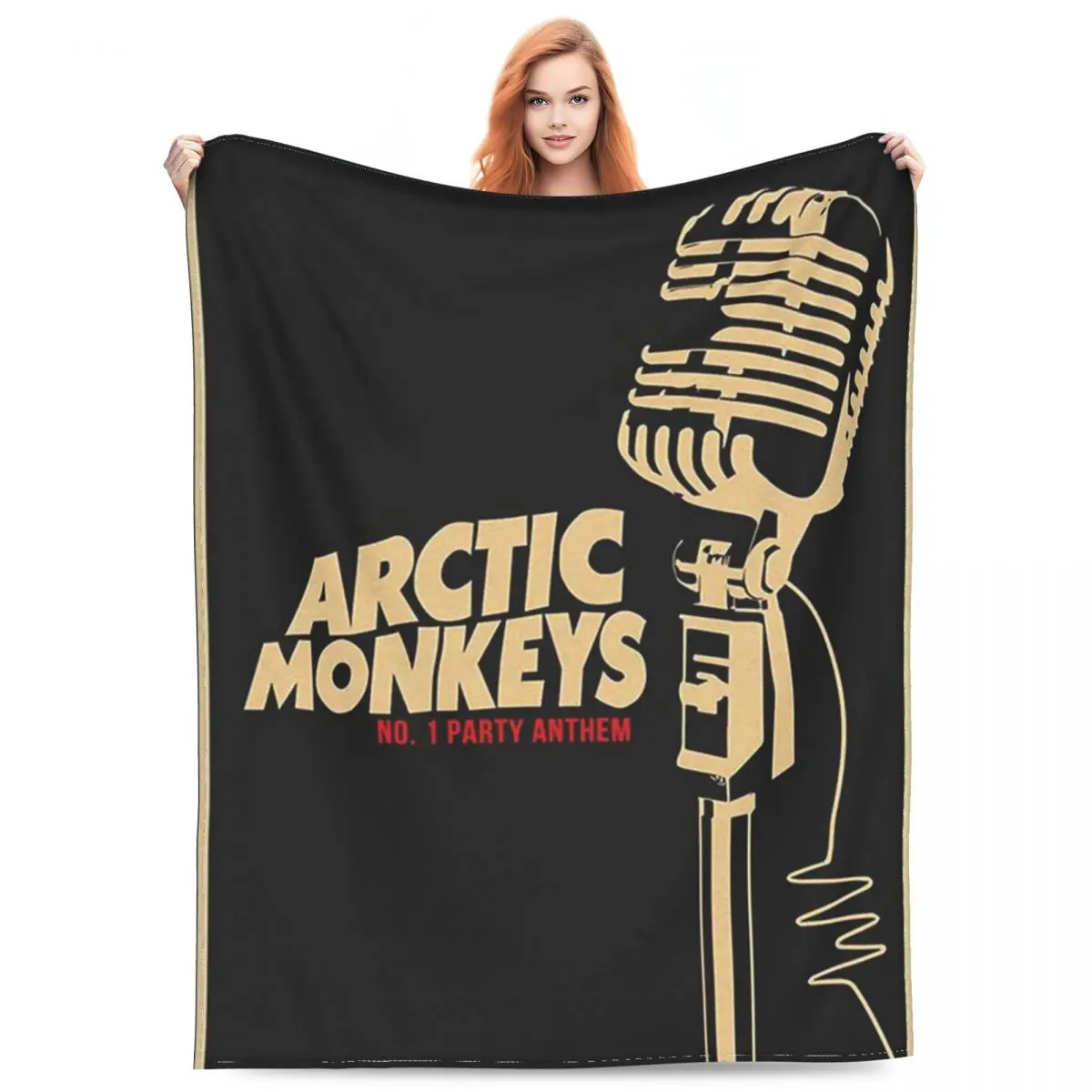 

Arctic Monkeys Music Band Blanket Flannel Bedding Throw Blanket Comfortable Ultra-Soft for Travel Bedding Throws