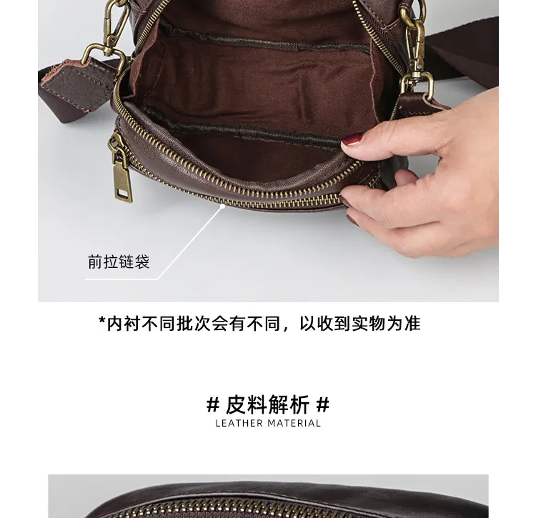 PNDME lässige Vintage-Umhängetasche aus pflanzlich gegerbtem Rindsleder für Damen, Wochenend-Reisetasche, Party-Luxus-Handtasche aus weichem Echtleder. – Detail 4