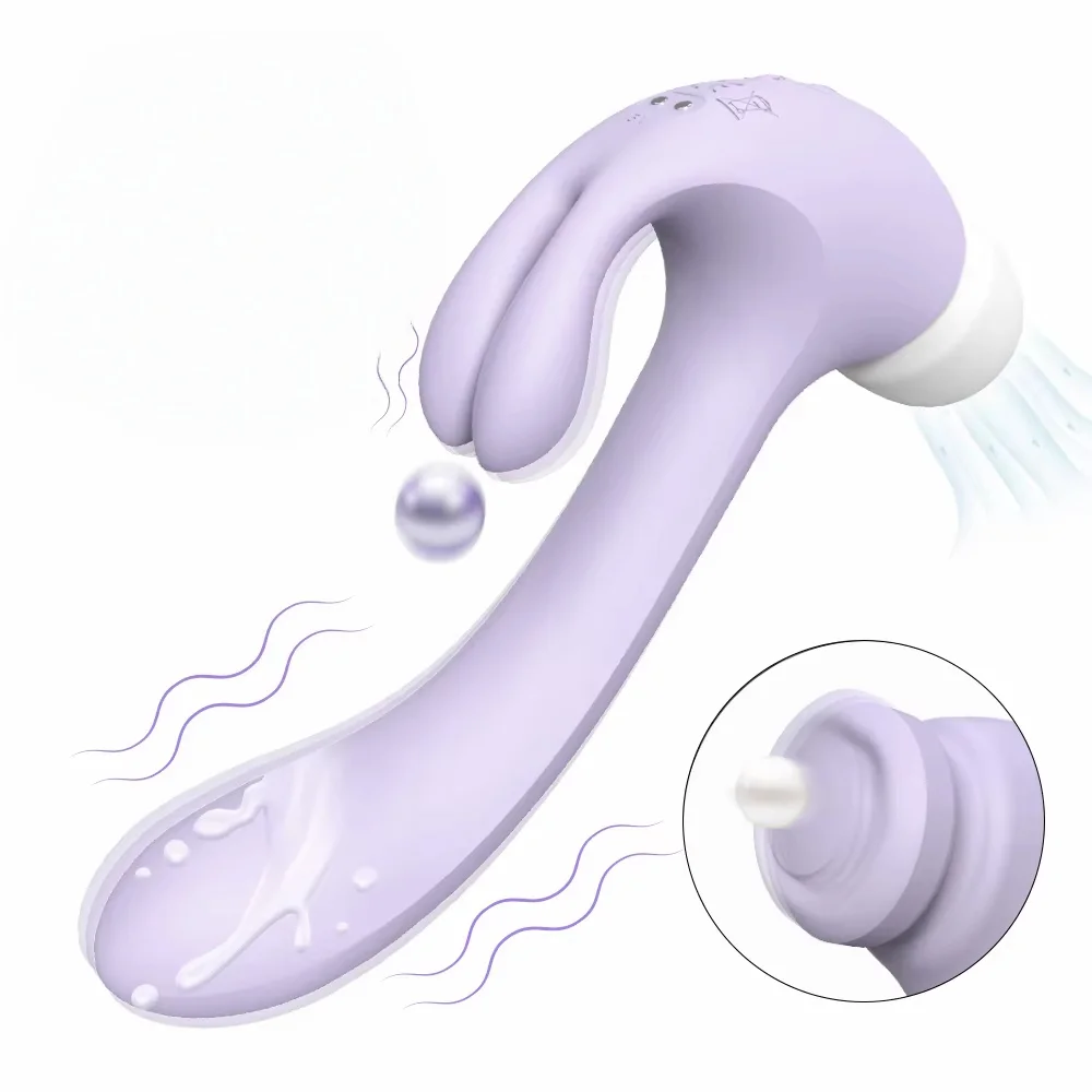 Redshark 9-Frequency Breast Massager Female G-Spot Stimulator Nipple & Clitoral Suction Rabbit Vibrator for Women