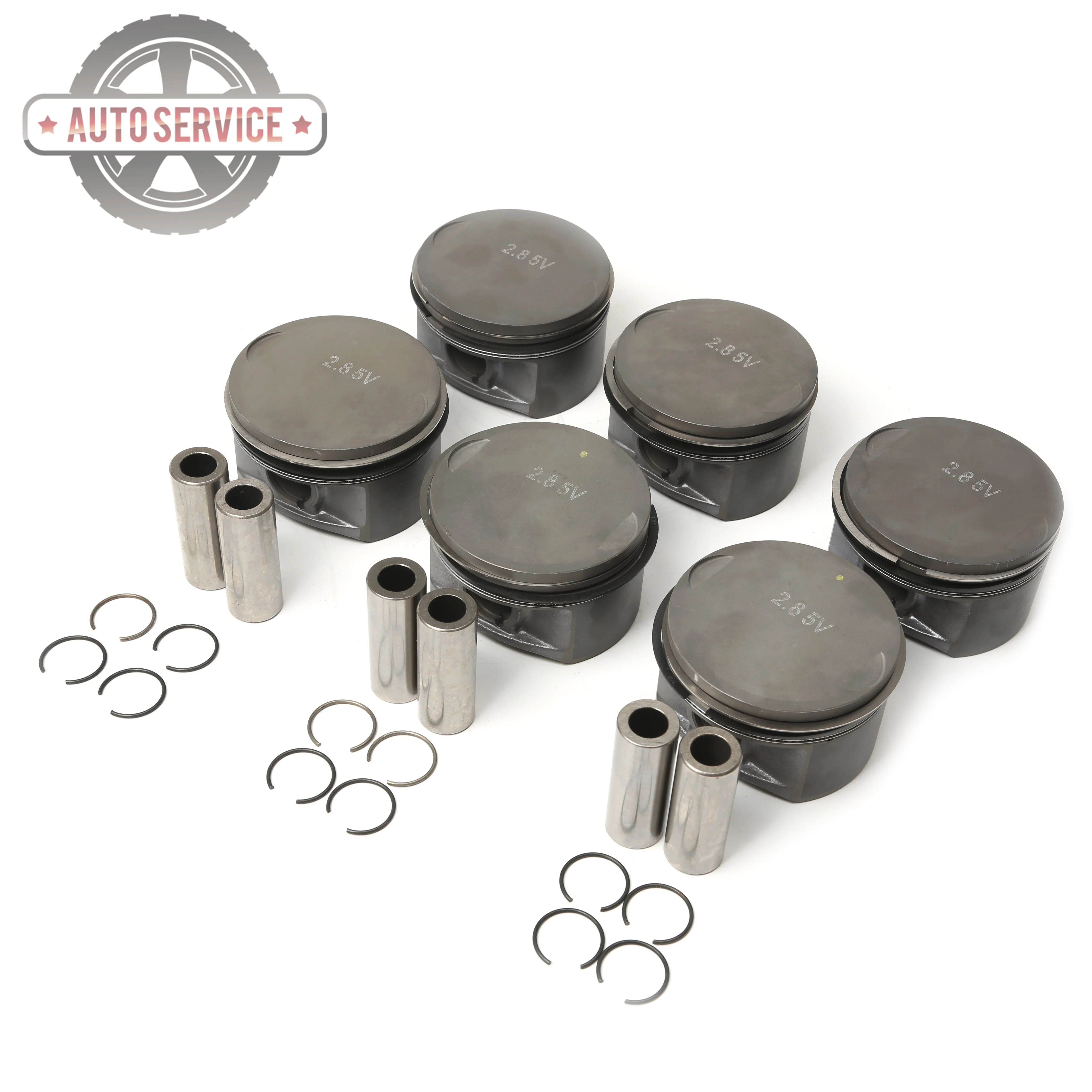 078107065AF Engine Pistons and Rings Set Pin 21MM For VW Passat Audi A4 Avant S4 S6 S8 Quattro Skoda Superb AMX