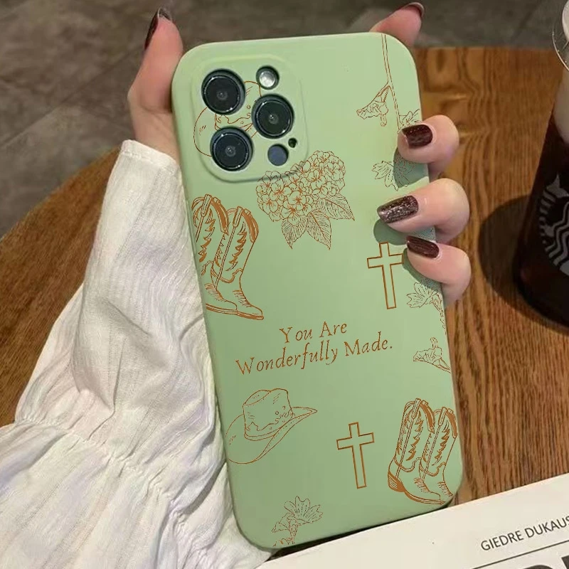 Para Realme GT 6 5G funda estilo occidental sombrero de vaquero y cubierta con eslogan cruzado para Realme GT 7 Pro 6T 12 11 10 Pro Plus 9i 8 Fundas suaves