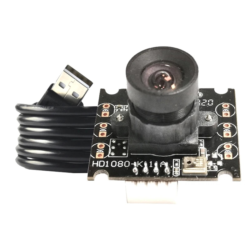 2MP HD1080P GC2053 USB Camera Modules 1920 x 1080 FF 95° 30FPS MJPEG, YUV2 For Face Recognition