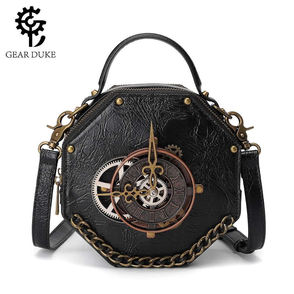 

New style bag female punk industrial style women's One Shoulder Messenger Bag minority hand bag