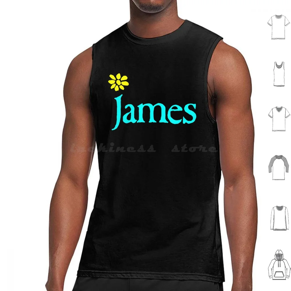 James Band Tank Tops Vest Sleeveless English Band Band From Whalley Range Polytechnic Jim Glennie Tim Booth Mark Hunter Uk