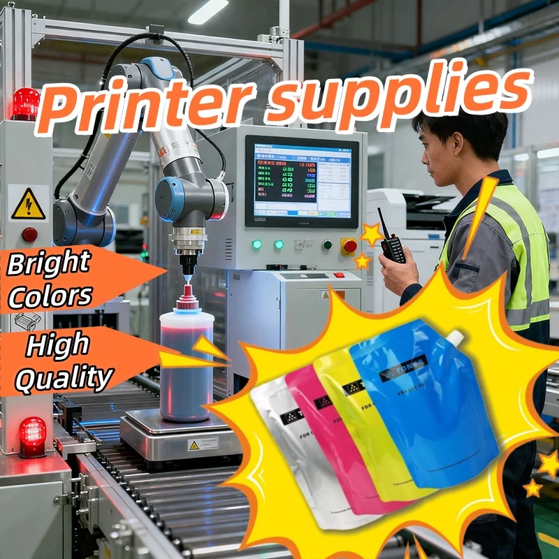 

500g/pc 1700 Color Refill Toner Powder Compatible for Dell 1700 1710 Laser Printer Toner Cartridges Printable 20000 Pages