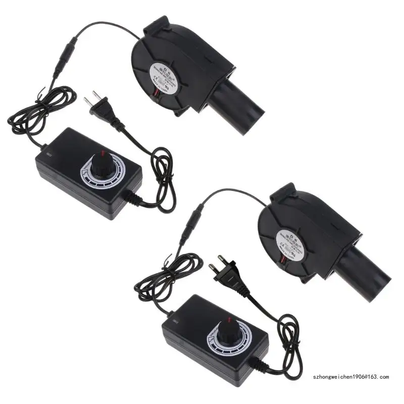 

28GF DC12V 9733 Вентилятор для барбекю Отопление для барбекю Вентилятор для приготовления пищи Вентилятор для гриля Регулируемый