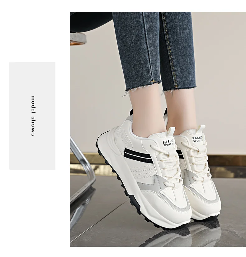 Leichte Damen-Laufschuhe, Frühlings-Neuheit, rutschfeste, weiche Sohle, Sportsneaker, bequeme, atmungsaktive Freizeitschuhe – Detail 23