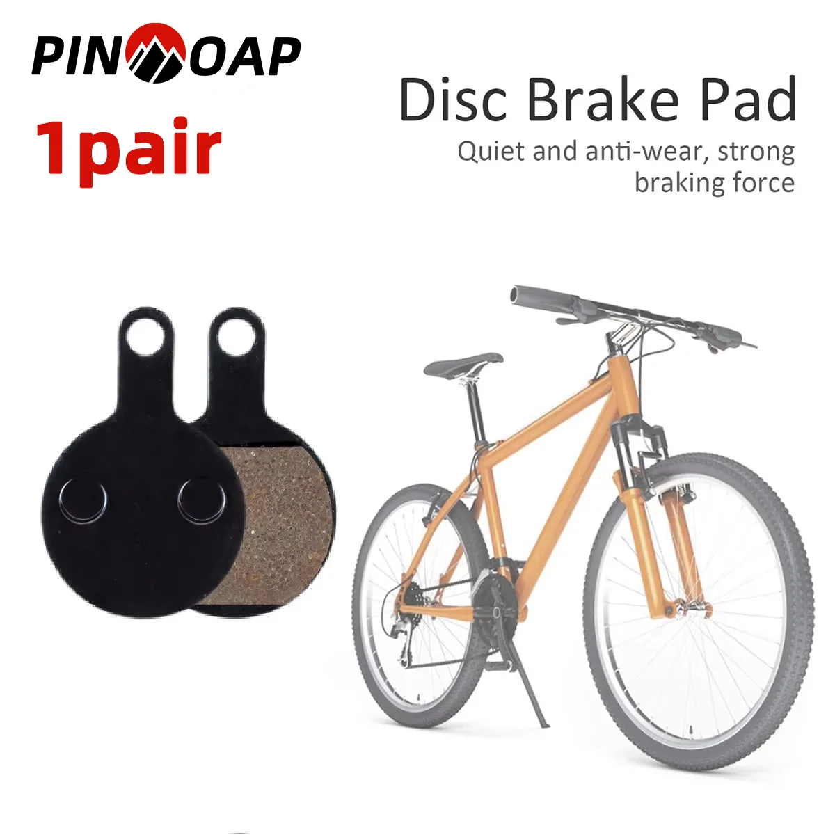 A Pair Bicycle Bike Disc Brake Caliper Pads General Style MTB Mountain Cycling Accessories Brake Pads For GIANT/MERIDA/Xdc