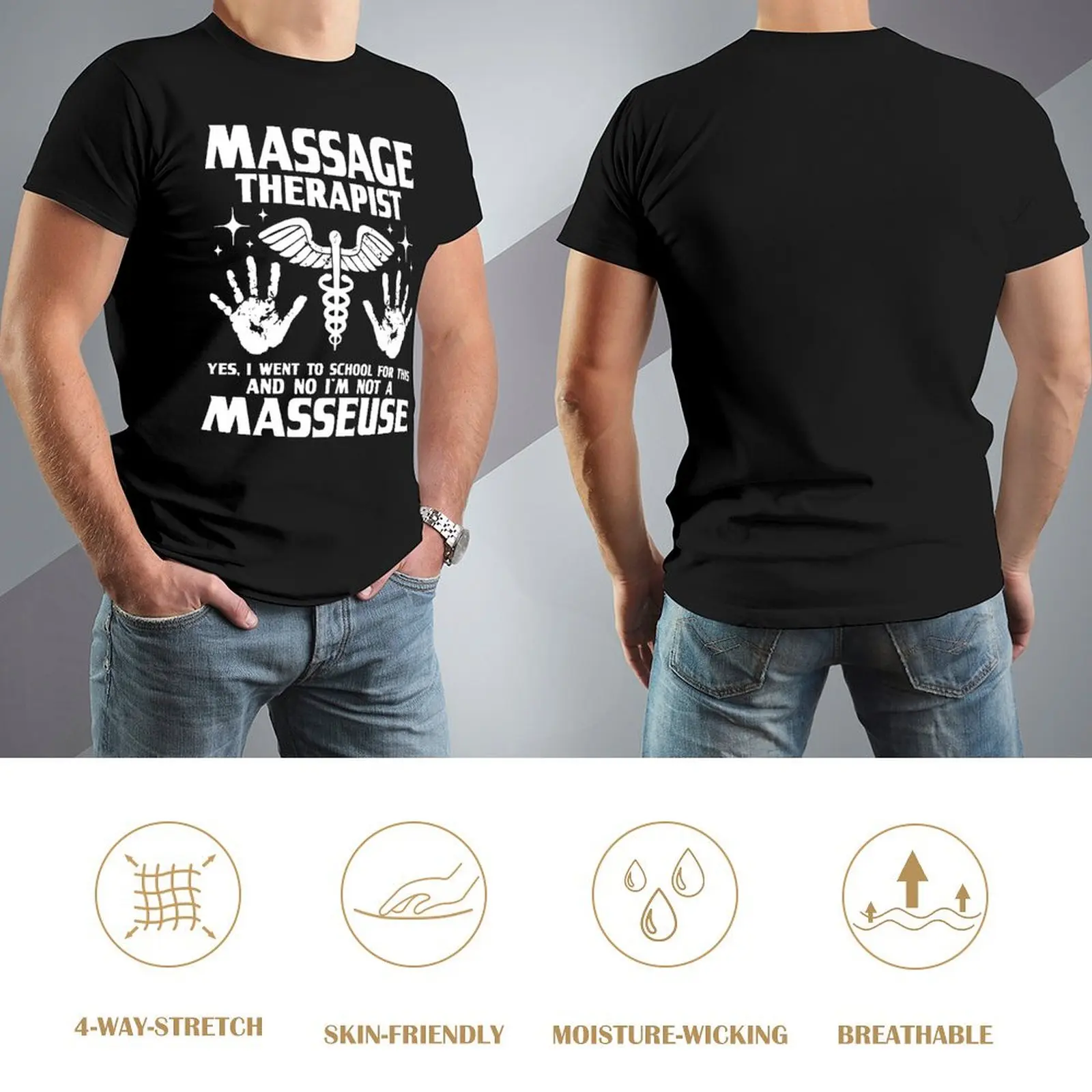 Novelty Massage Therapist Massotherapist Therapy T Shirts Streetwear Short Sleeve Birthday Gifts Summer T-shirt Mens Clothing