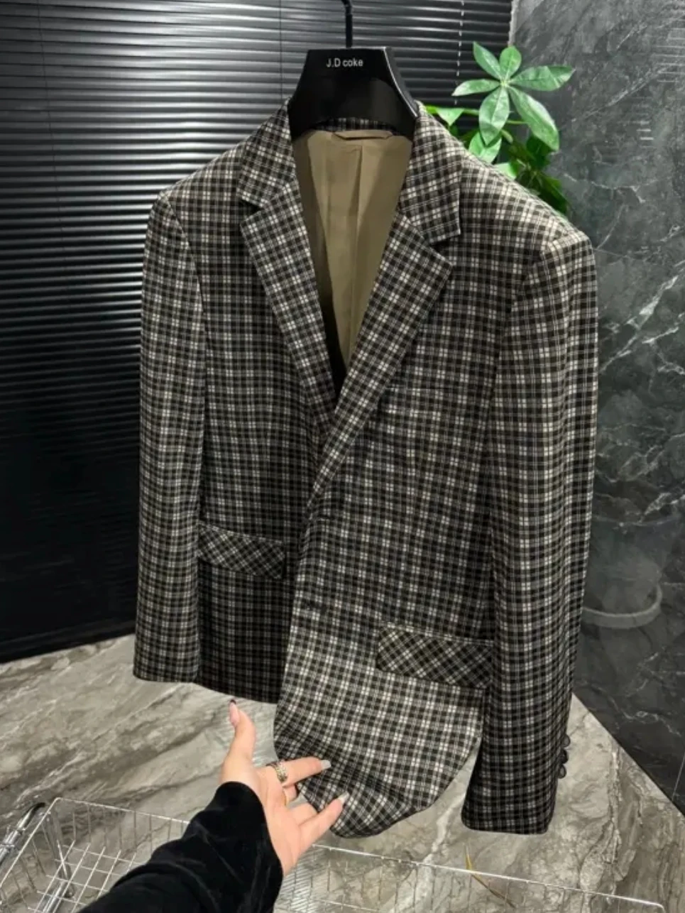 

Высококачественный мужской повседневный пуховый костюм ER870, осень-зима, Новое поступление, модный универсальный деловой костюм Cool и Sli