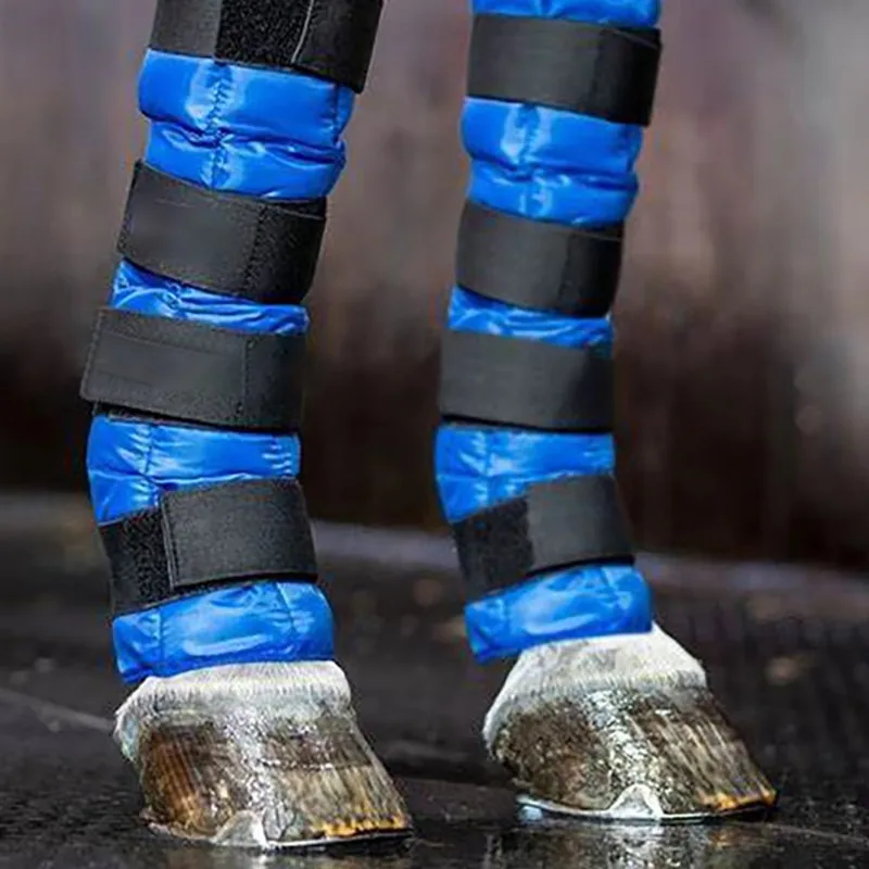 Injured Horse Ice Pack Ice Boots Reusable Professional Cooling Ice Holder Horse Leg Knee Hock Horse Cold Pad