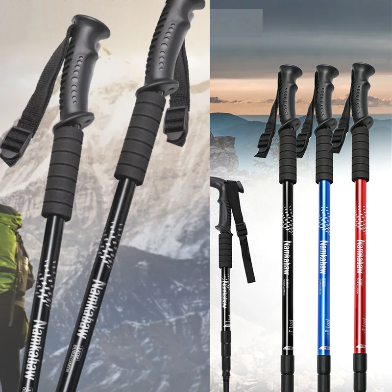 Retractable Shock-Absorbing Hiking Stick 5