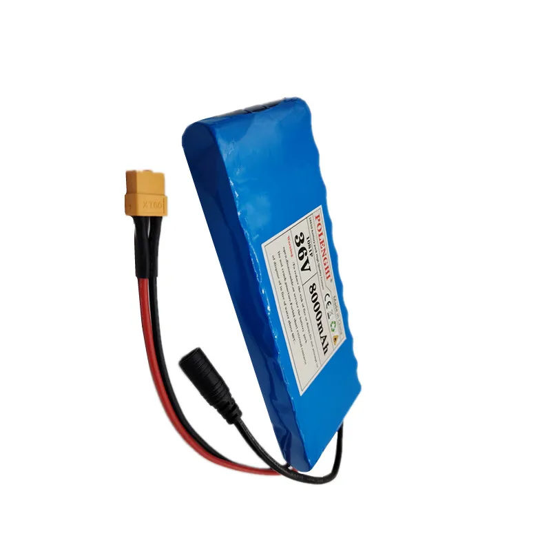 

XT-60/T Plug 36V 10S1P 8,0Ah литий-ионный аккумулятор