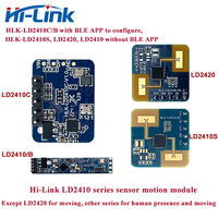 New HLK-LD2410C LD2410 LD2420 LD2410S 24GHz mmWave 5M Human Presence Radar Sensor Motion Module