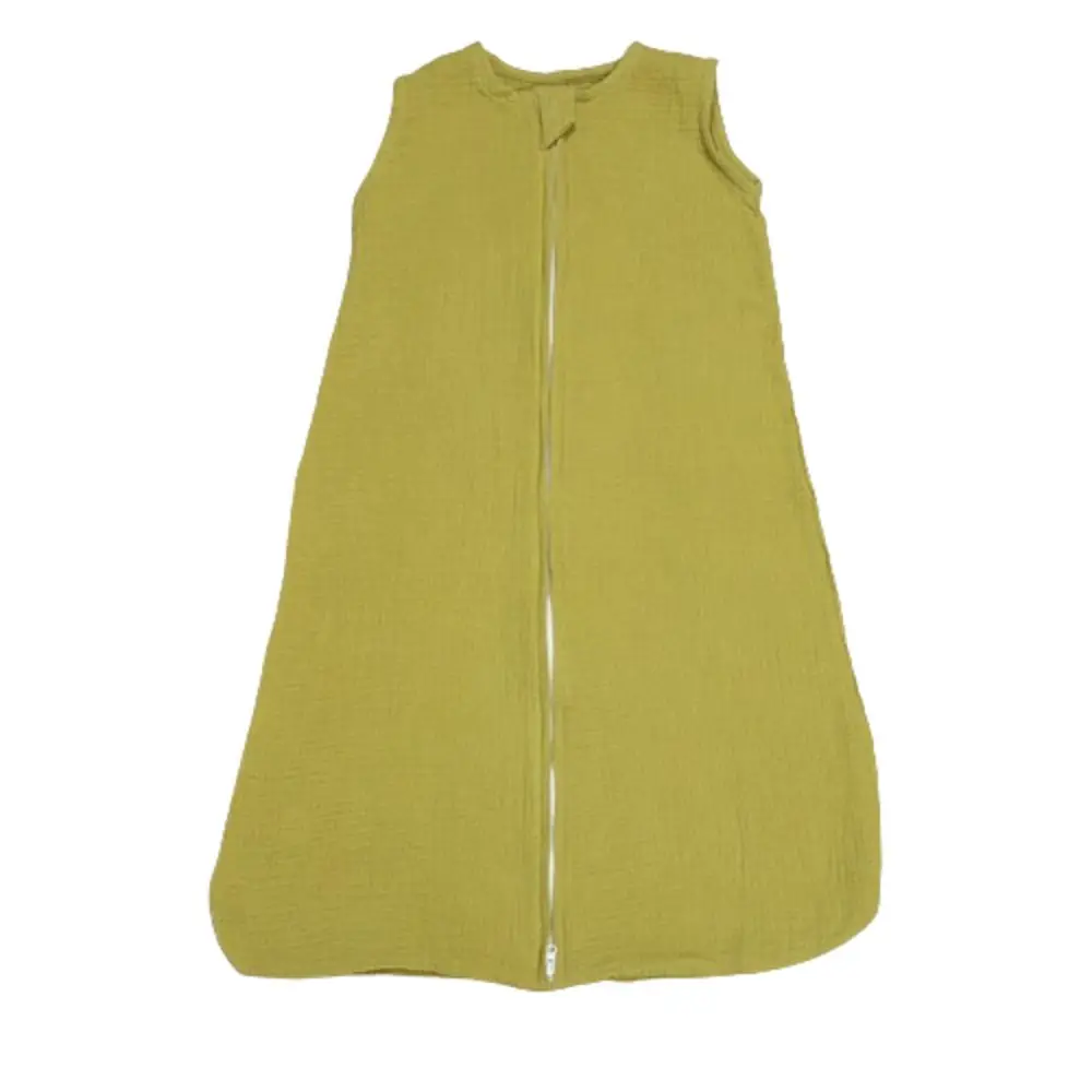 0-12 Months Baby Sleep Sack Cotton Lightweight Newborn Wearable Blanket 2-Ways Zipper Sleeveless Diaper Cocoon