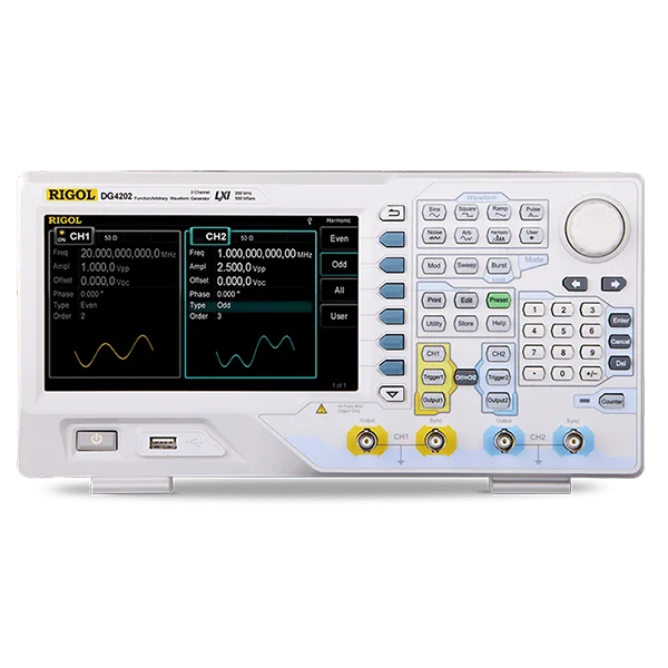 RIGOL DG4102/DG4062/DG4162/DG4202 2-Channel Function & Arbitrary Waveform Generator, Signal Source