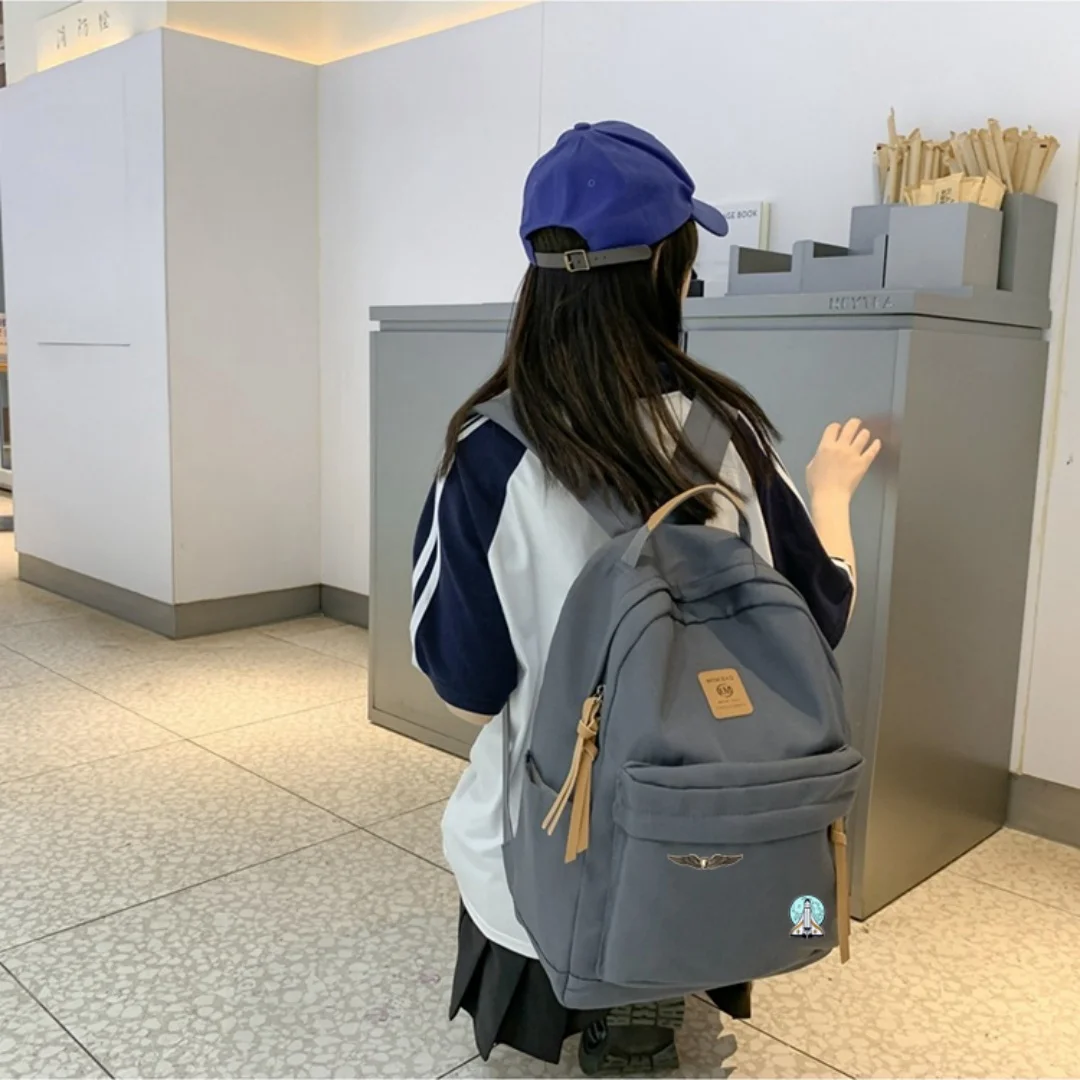 جديد الرجال النساء فانتازيا حقيبة كتف مدرسية إيلي تأثيري حقيبة الظهر الكبار السفر في الهواء الطلق حقيبة الظهر بروش دبوس اكسسوارات الهدايا #6