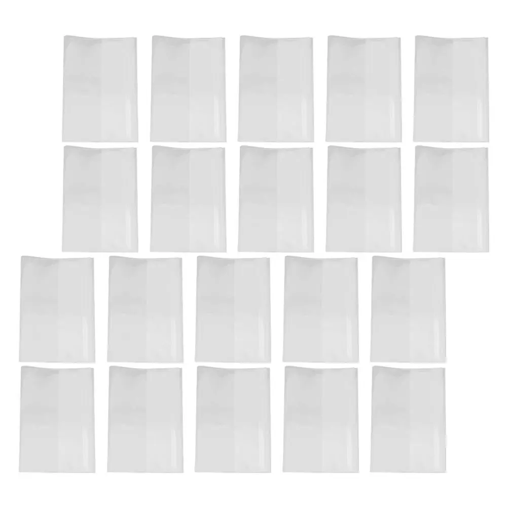 20 قطعة من أغلفة الكتب المدرسية المقاومة للماء وغطاء بلاستيكي شفاف لدفاتر الملاحظات للطلاب