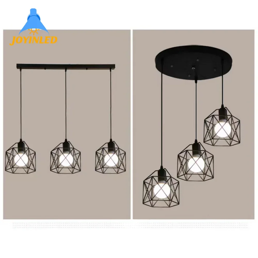 Rustic Industrial Pendant Lights Nordic Minimalist Lamps Kitchen Island Lamp Cafe Hanging Light Modern Lighting Fixtures