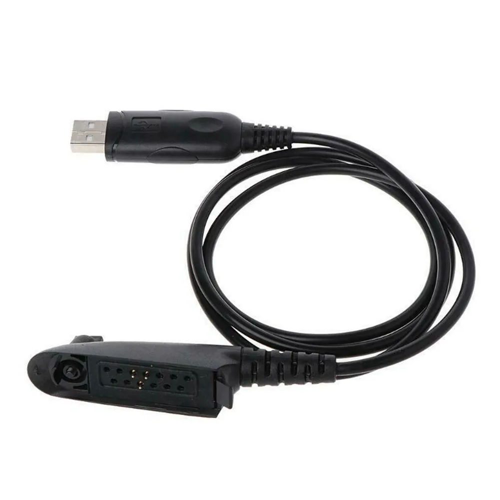 USB Programming Cable Line With Software CD For Motorola GP340 GP380 GP328 HT1250 Walkie Talkie Radio For PTX/MTX/GP Series