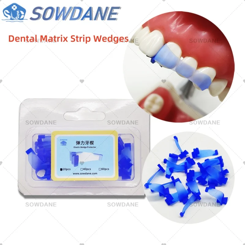 Dental Butterfly Matrix All-in-one Smart Anterior Elastic Strip and Wedge Dental Isolating Matrice Matrices Wedges