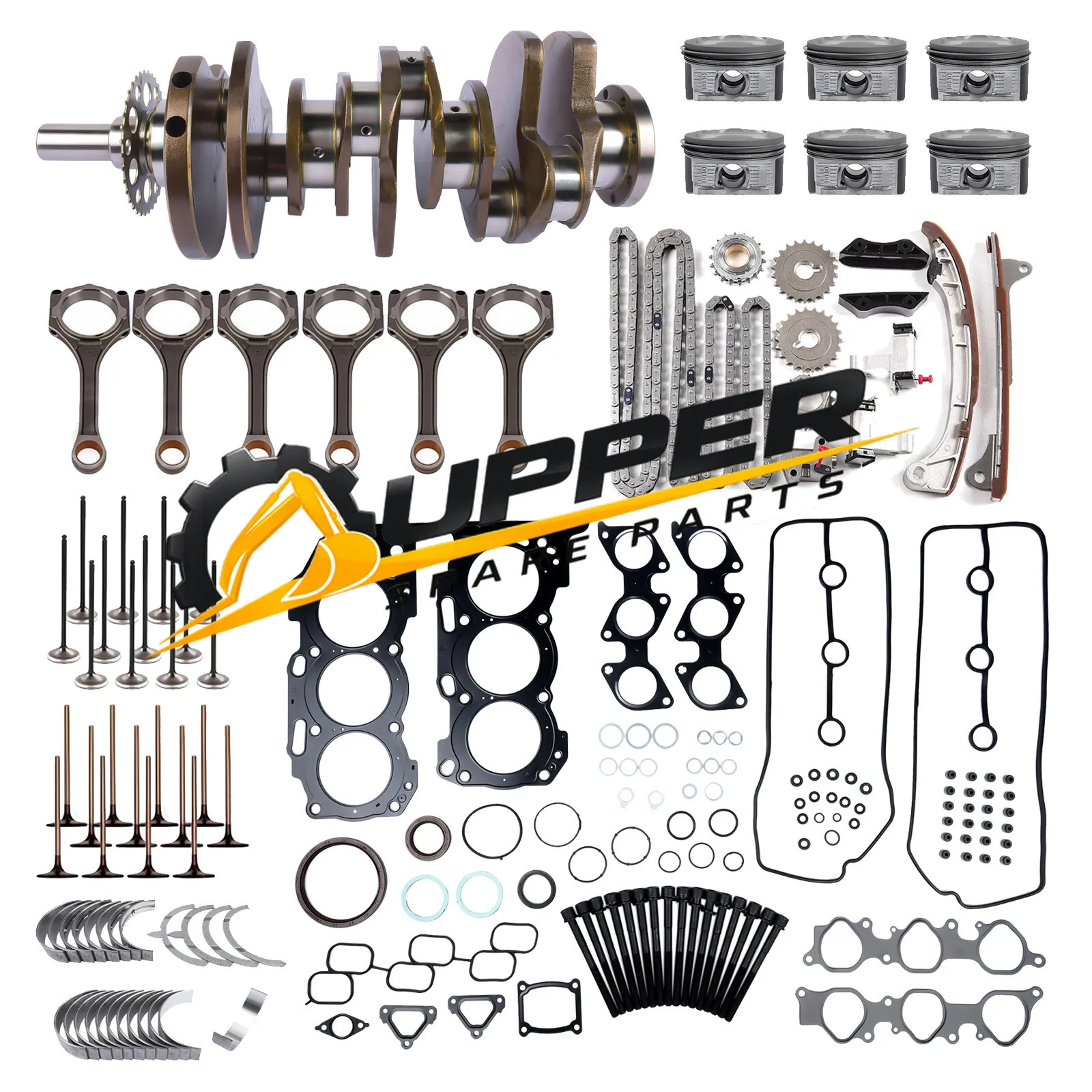 For 03-09 Toyota Tacoma 4Runner 1GRFE 4.0L 1GR-FE Engine Overhaul Rebuild Kit