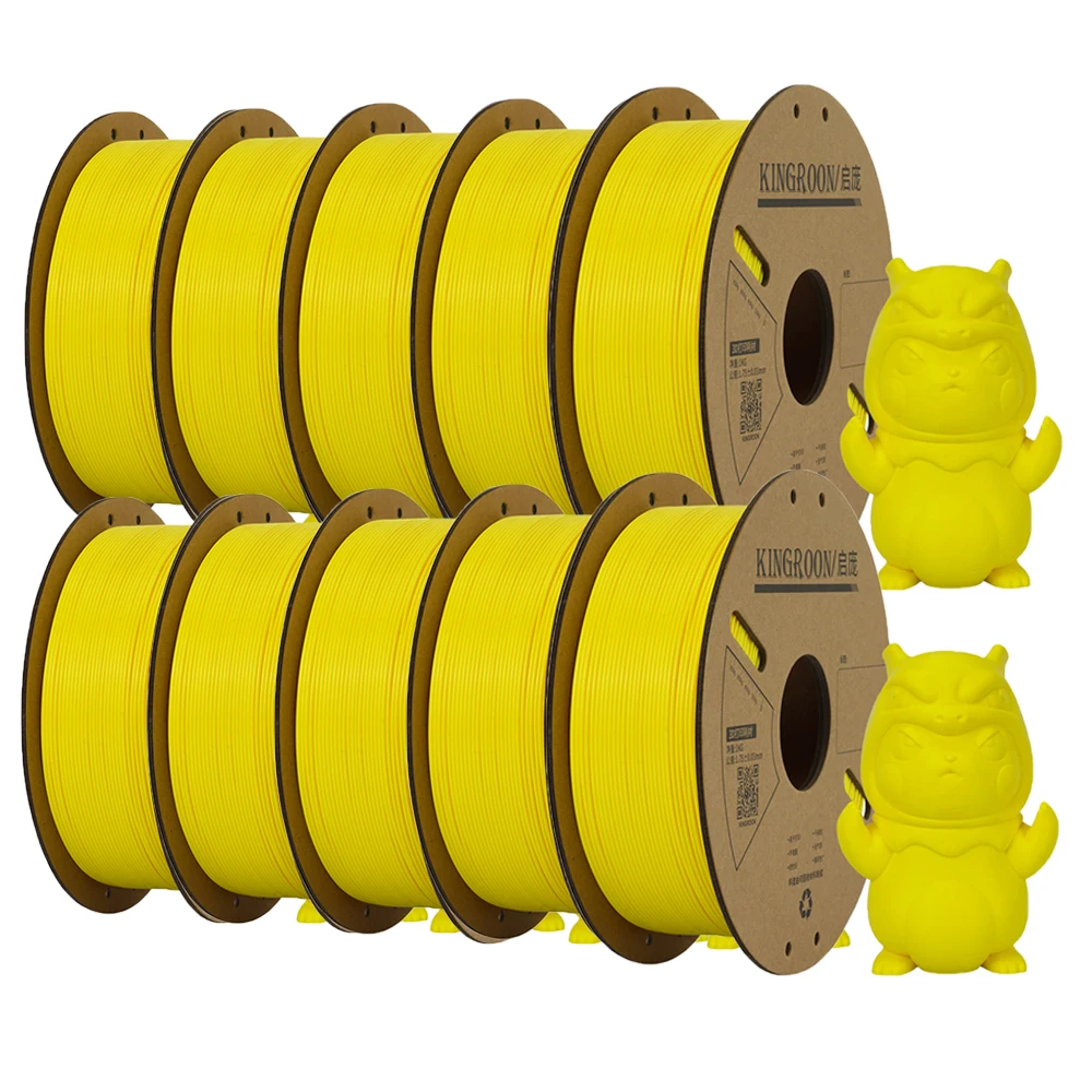KEEPANG PLA-filament 1,75 mm 3D-printerfilament 5/10 rollen 3D-printen kunststof 100% geen bel voor FDM 3D-printer MIX