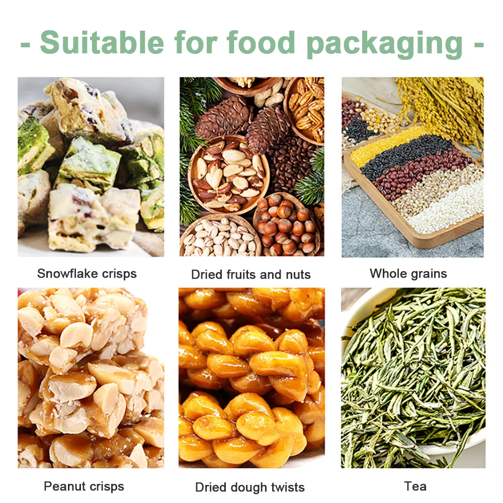 100 قطعة الفضة تنقش نافذة كيس بلاستيكي ذاتي الغلق الجوز وجبة خفيفة الفشار المنظم الوقوف الأغلاق الحرارة ختم البلاستيك مايلر حقيبة التخزين #6