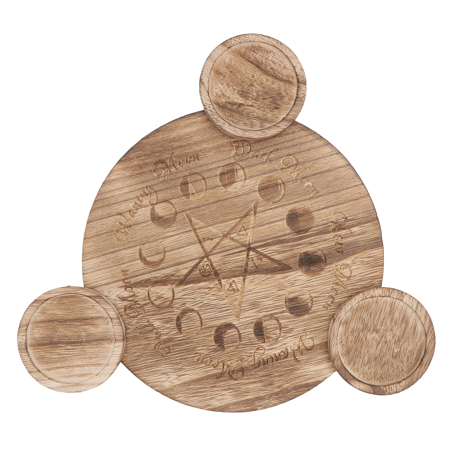

Wooden Holder Small Lovely Decorative Candlestick for Christmas Home Garden Fine Craftsmanship Living Room Shelf Office