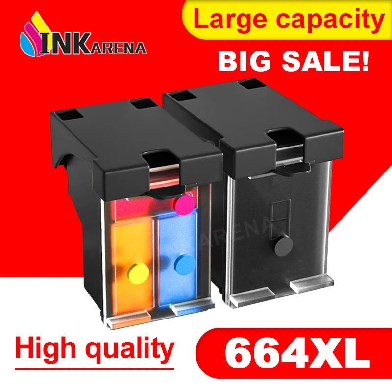 

INKARENA для HP 664XL для hp 664 чернильный картридж для HP664 Deskjet 1115 2135 3635 2138 3636 3638 4535 4536 4538 4675 4676 4678