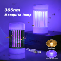 Electric Mosquito Killer Lamps LED USB 5V Charging Portable Household Dormitory Repellent Mosquito Killer Lights Indoor Lighting