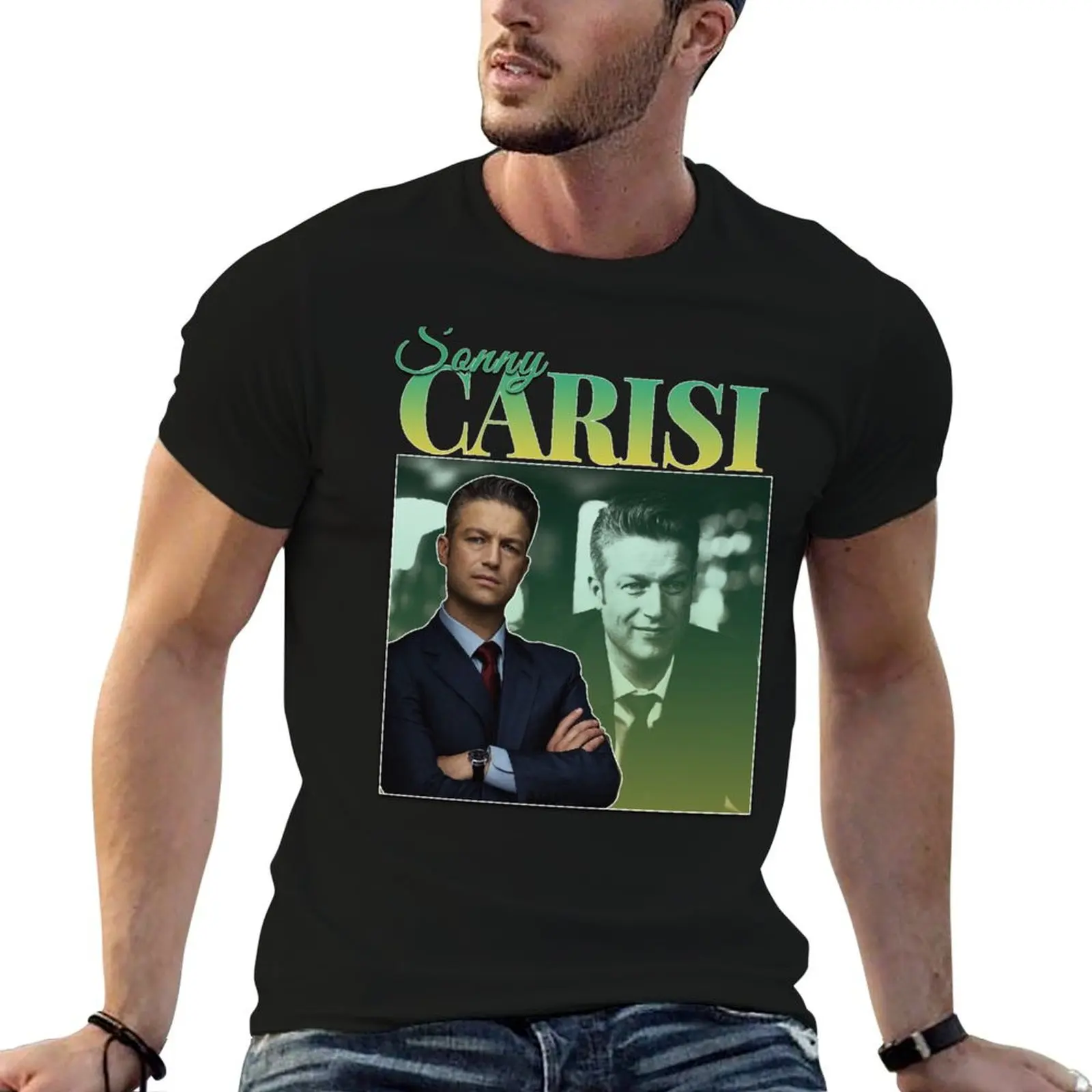 

Sonny Carisi 90s Inspired Vintage Homage T-Shirt t shirts cotton 100% cotton t shirt man T-Shirt