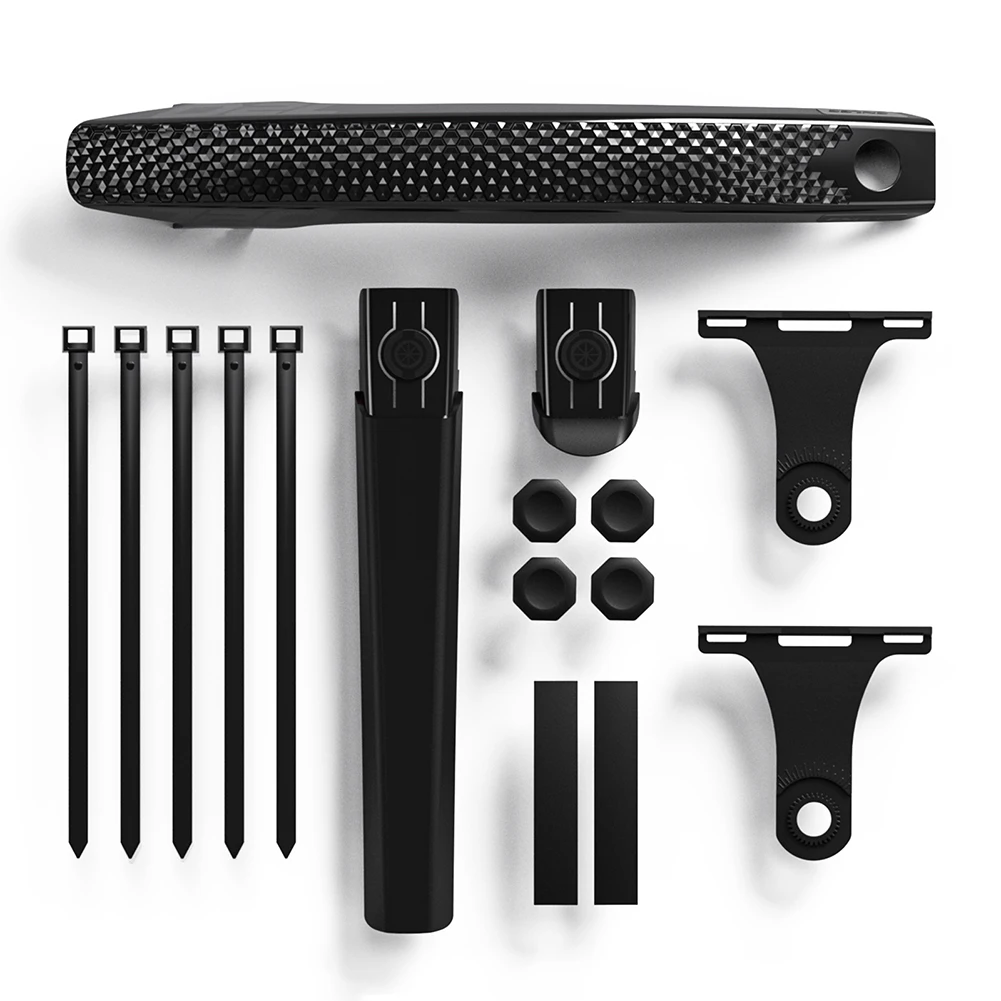 Front Rear Tire Mud Guards Strong Toughness Cycling Mud Flaps Universal Road Bike Wheel Fenders for Front Rear Wheels Below 50mm