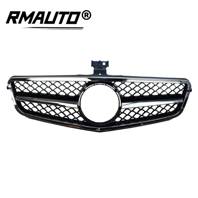 RMAUTO C63 AMG Style Car Front Bumper Grille Racing Grill For Mercedes W204 C200 C250 C350 2007-2014 Car Body Styling Kit view 6