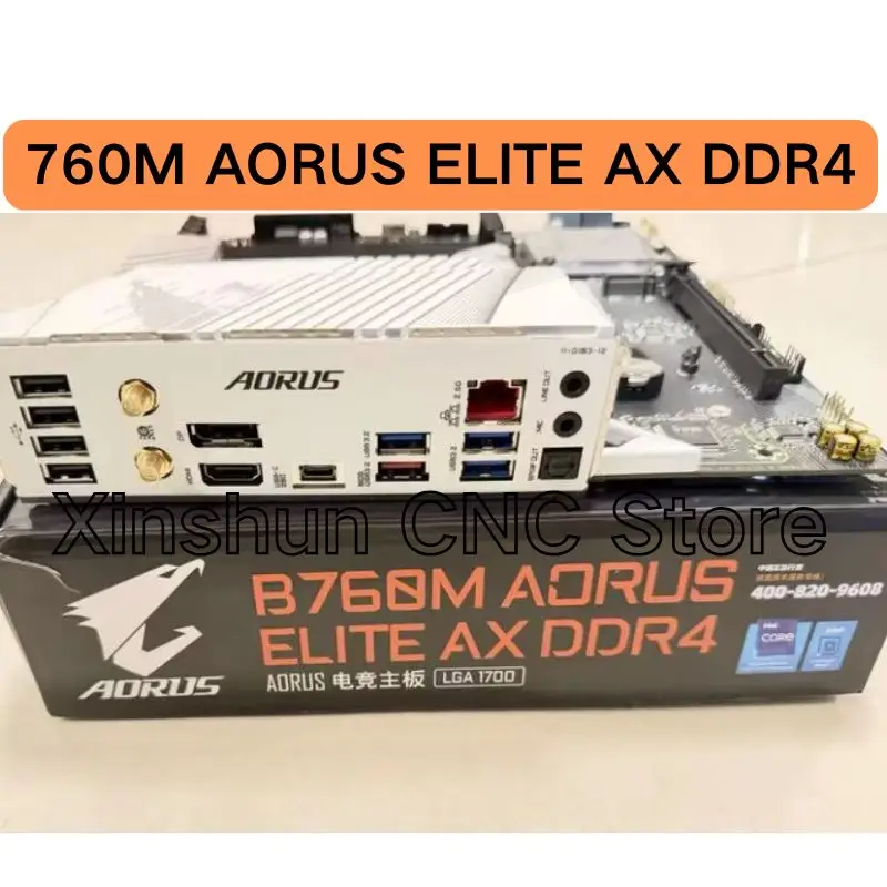 

Новая материнская плата B760M AORUS ELITE AX DDR4 WIFI, интерфейс LGA1700, поддержка быстрой доставки для процессоров 13/14 поколений.