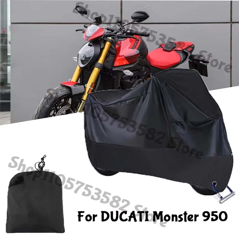 Motorcycle Full Covers For DUCATI Monster 950 Car Outdoors Sun Protection Dust No Ear Thickened Oxford Clothcover Accessories