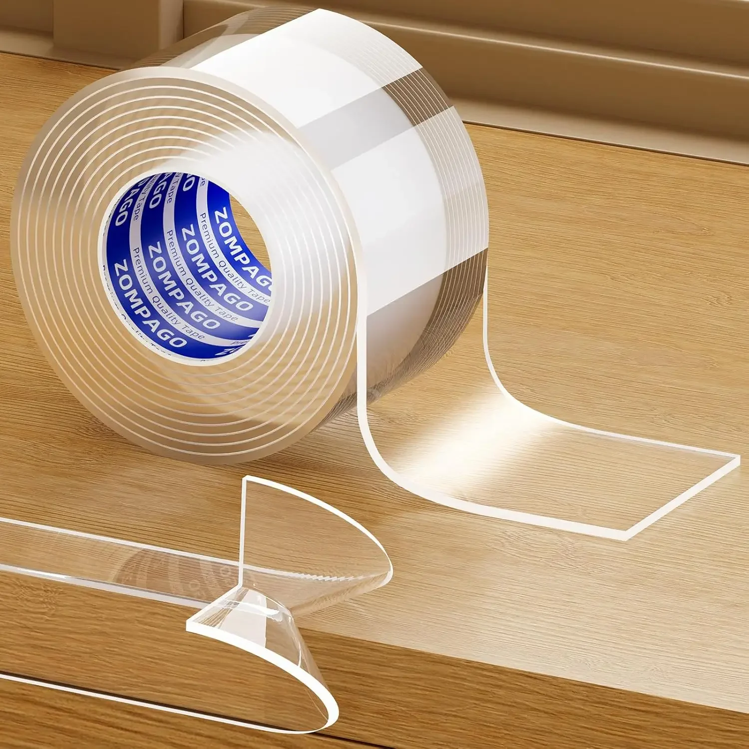 

Clear Soft Corner Protectors for Furniture, 2in x 6.56FT, Edge Bumpers for Tables, Windows, Walls - Safe and Durable