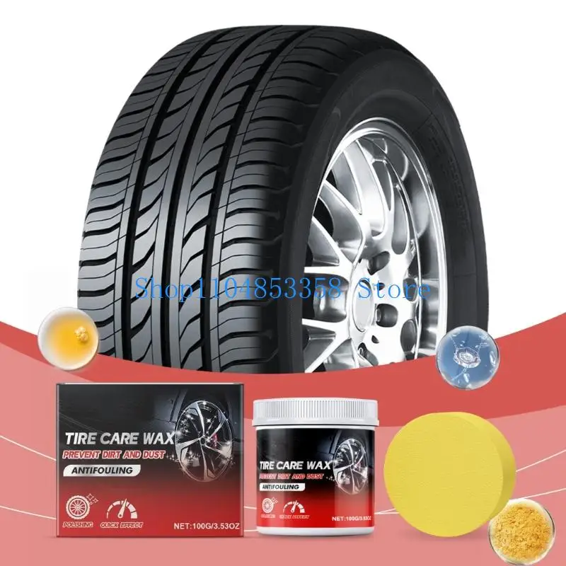 652F None Toxic Tire Renewal Wax Safely Removes While Providing Long Term Against Fading and Weather Damage