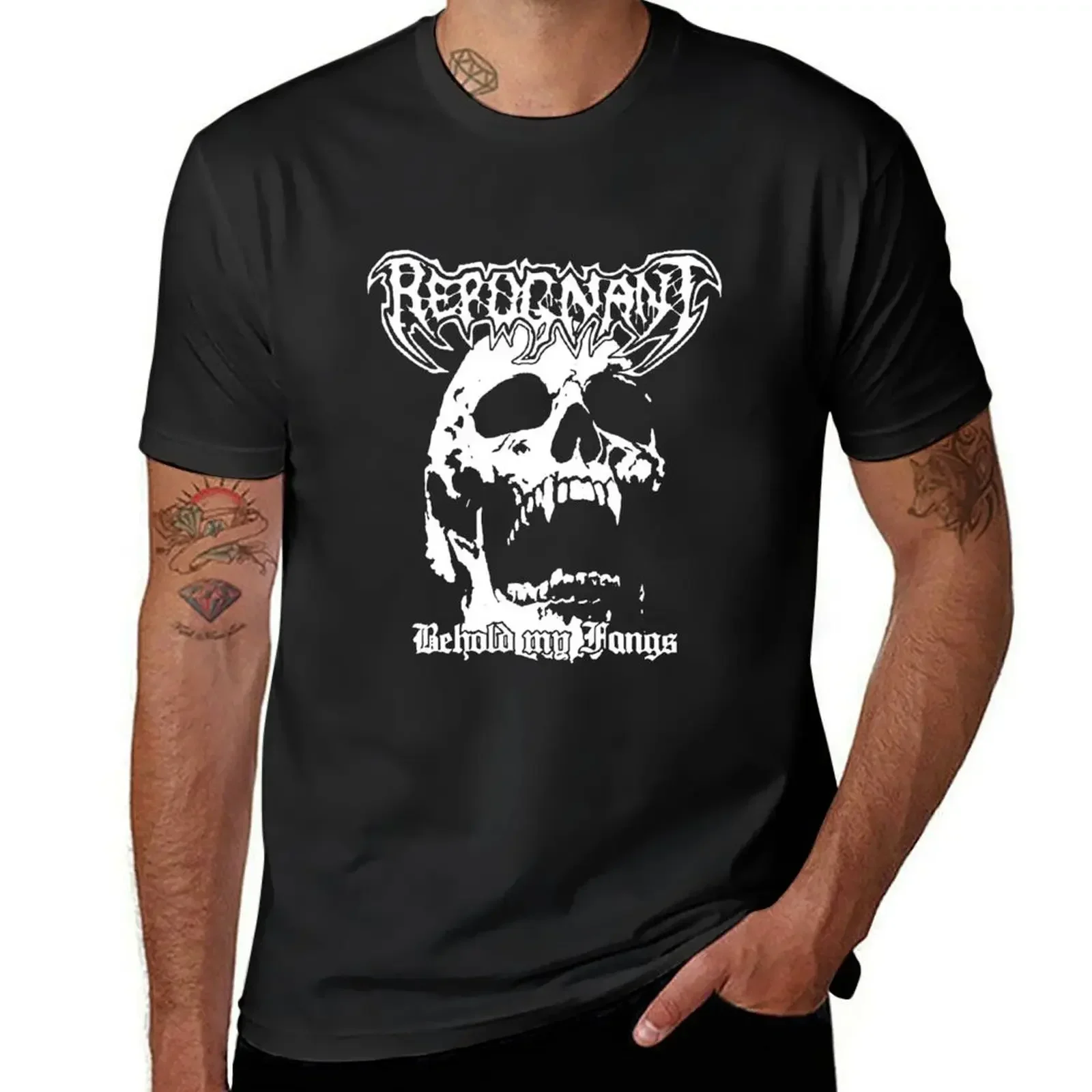 Repugnant Behold My Fangs T-Shirt anime t shirts quick-drying cotton graphic tees shirts graphic tee mens t shirts top quality