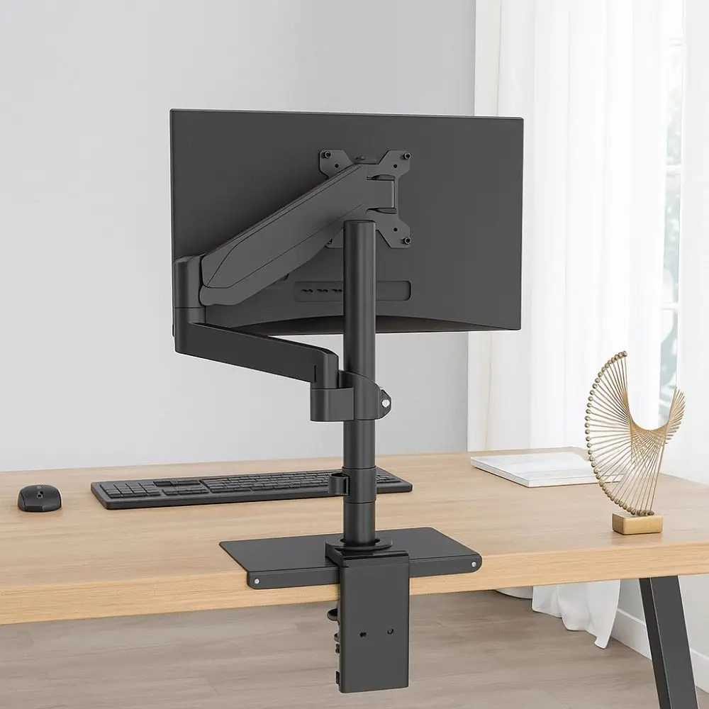 Thin Table Top Monitor Mount Reinforcement Plate Punch-Free Table Protective Reinforcement Bracket Plate Desktop Mount